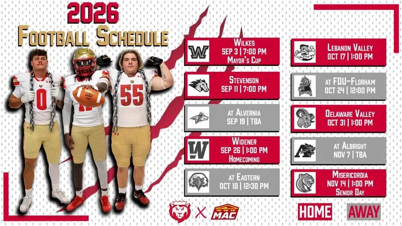 Cebrosky, King's Football Announce 2026 Slate
