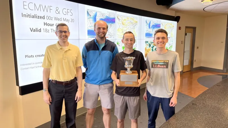 Penn State meteorologists forecast back to the top in national WxChallenge