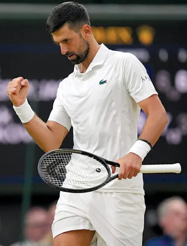 Djokovic wins Wimbledon quarterfinal match after 5-plus hours