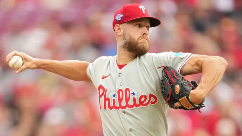 Irked by All-Star snub, Wheeler fans 14 as Phillies top Reds