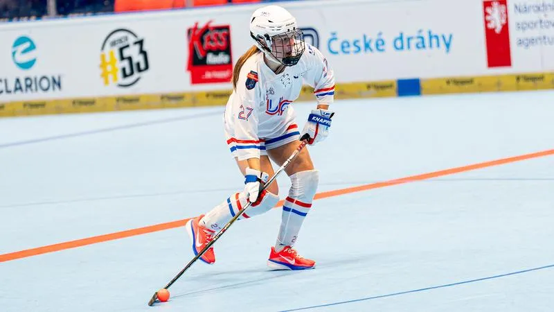 Back-to-Back Gold: RMU's Mya Kearns Makes History with Team USA in Ball Hockey