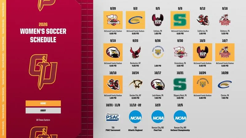 Women's Soccer Unveils 2026 Schedule