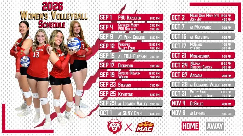 Kachinko Releases 2026 Women's Volleyball Schedule