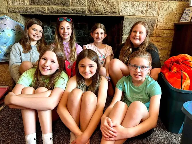 Girl Scouts complete requirements for Bronze Award