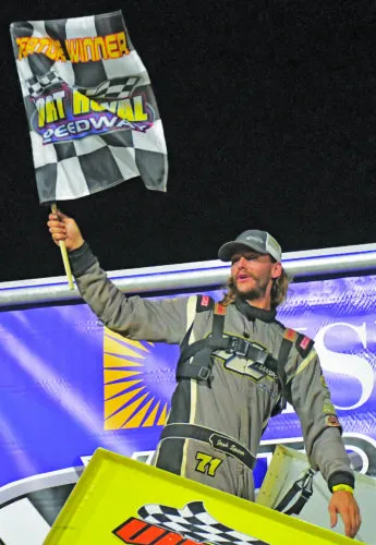 Hammaker drives way back to victory lane