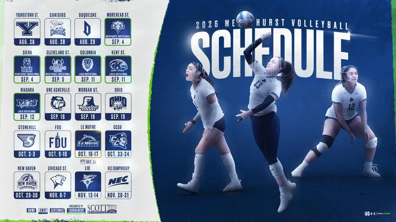 Volleyball Reveals 2026 Season Schedule