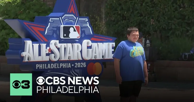 Young fan with rare disease attends Home Run Derby in South Philadelphia