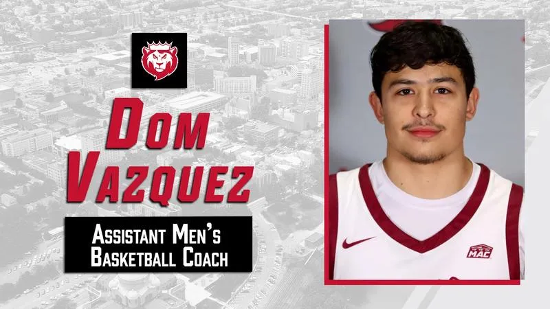 Pierfy Announces Vazquez as Assistant Men's Basketball Coach