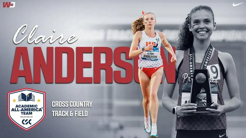Cross Country, Track and Field, Women's Track and Field, Women's Cross Country: Claire Anderson Selected as Academic All-American by College Sports Communicators