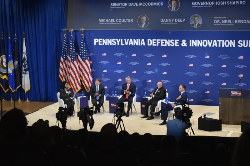 Shapiro, McCormick say Pennsylvania can lead U.S. defense industry