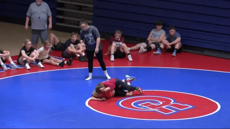 'All one family:' Record number of young girls participate in annual UPJ wrestling camp