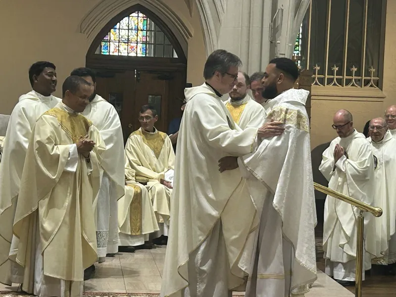 Where his vocation began, his priesthood begins