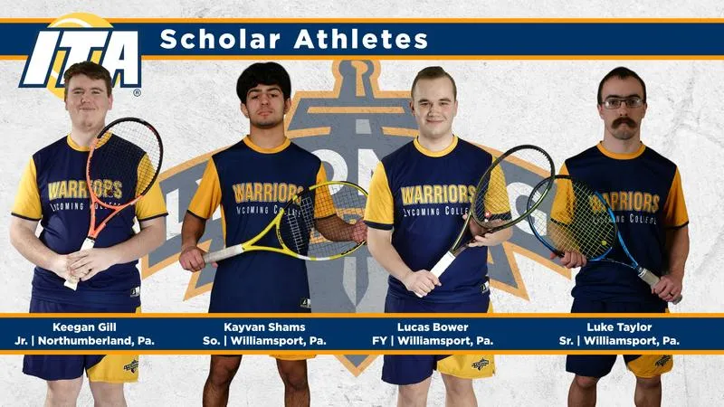 Four Warriors earn ITA Scholar-Athlete accolades