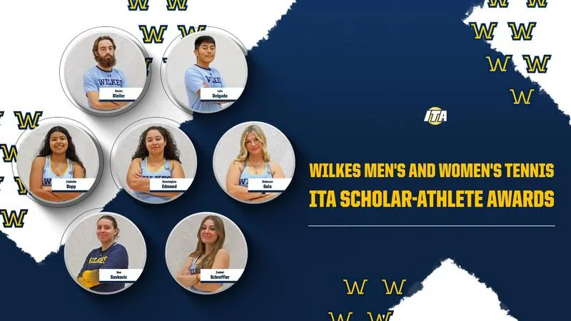 Seven from Wilkes Men's and Women's Tennis Named ITA Division III Scholar-Athletes, Women Named All-Academic Team