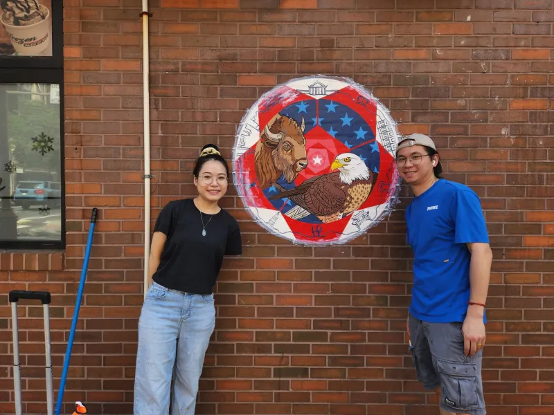 Chinatown artist designs 'Circle of Unity' murals to celebrate World Cup and Philly