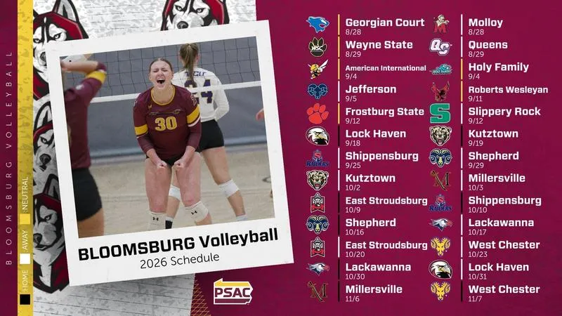 Volleyball Announces 2026 Schedule