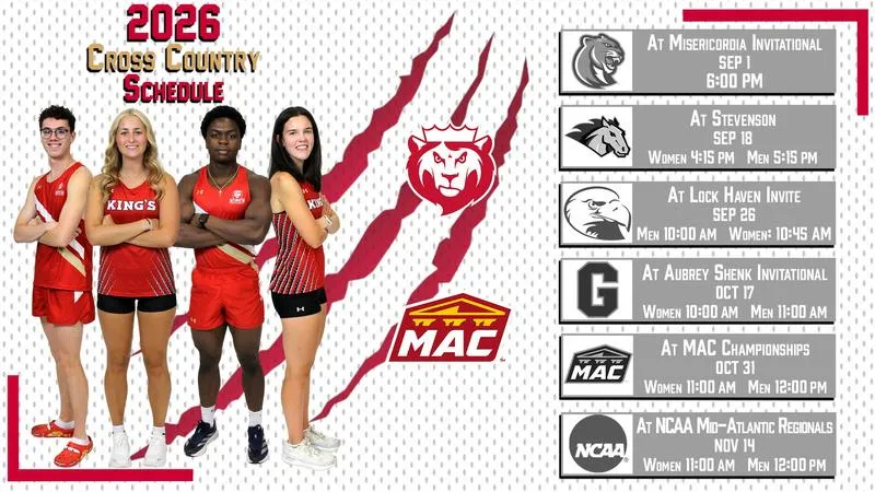 Kolinovsky Unveils 2026 Men's and Women's Cross Country Schedule