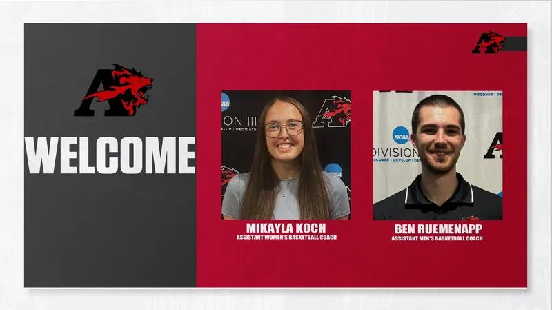 Mikayla Koch & Ben Ruemenapp Named Basketball Assistant Coaches