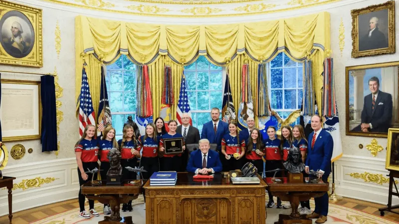 PHOTOS | West Suburban 12U softball team honored at White House