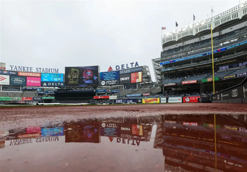 Pirates-Yankees rained out Tuesday, scheduled to play doubleheader Wednesday