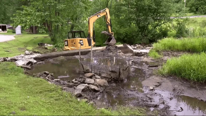 Dam removal project in Heath Twp. aims to restore habitat for local aquatic wildlife