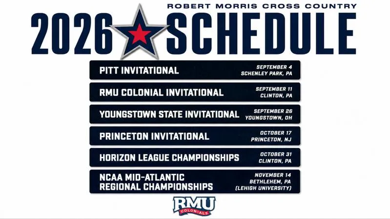 Colonials Reveal 2026 Cross Country Schedule