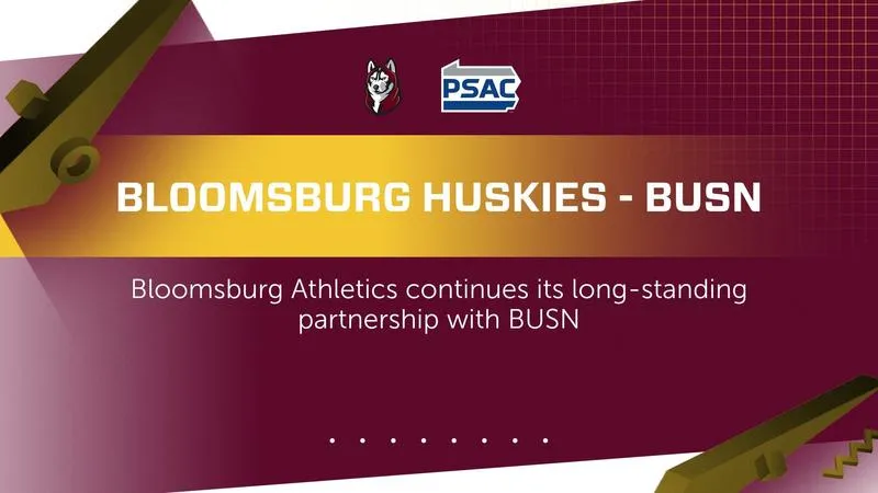 Bloomsburg Athletics Continues Long-Standing Partnership with BUSN