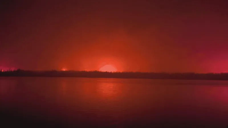 'What's the game plan? Local men detail rescue after being trapped by Canadian Wildfires