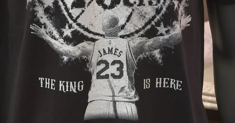 Sixers fans already stocking up on LeBron James merch at Mitchell & Ness: "Exciting time for Philly"