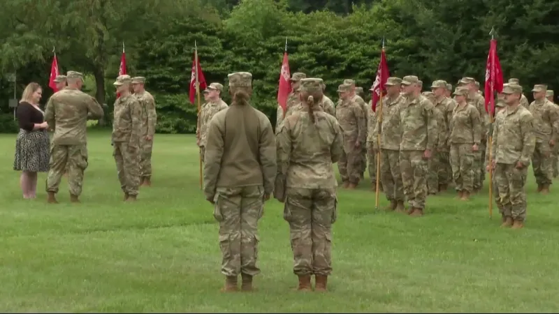 458th Engineer Battalion holds change of command ceremony in Cambria County