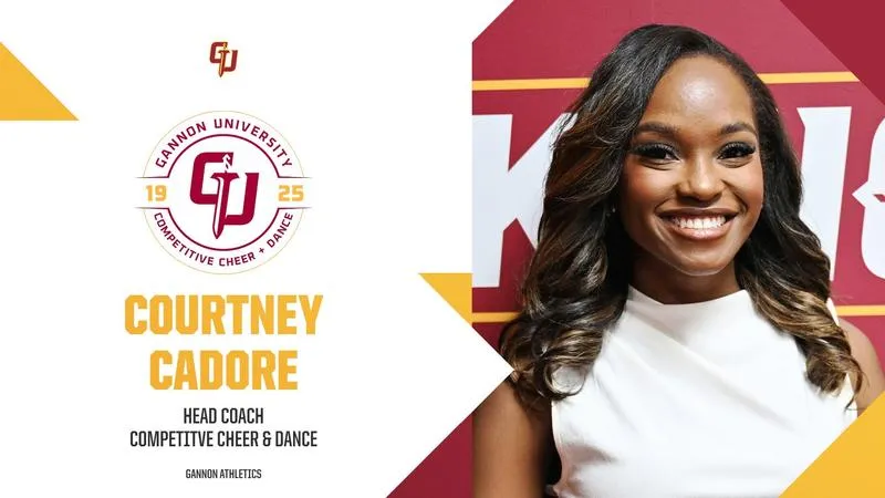 Gannon Welcomes Courtney Cadore as Head Competitive Cheer and Dance Coach