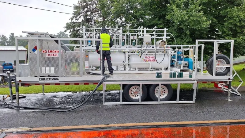 Centre County unveils new machinery to begin recycling of one-pound propane cannisters