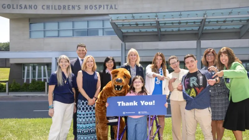 Penn State Health celebrates naming of Golisano Children's Hospital