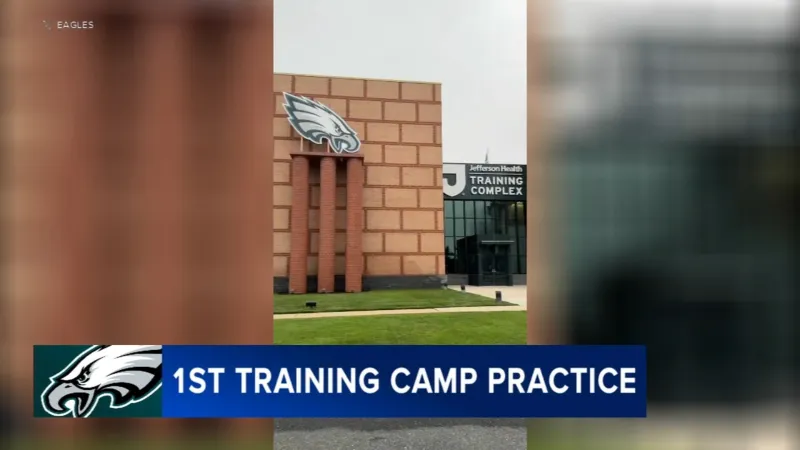 Eagles to hold 1st practice of training camp