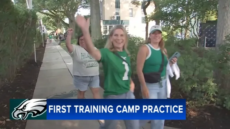 Eagles open training camp as excitement builds for new season