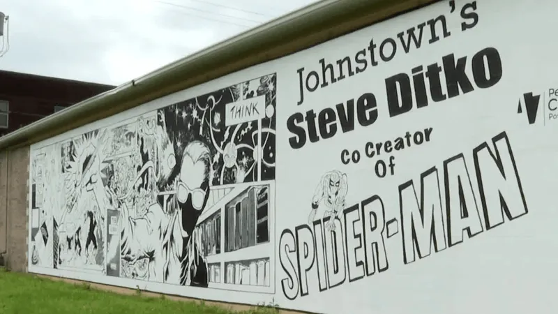 New mural honors Spiderman co-creator Steve Ditko & his Johnstown roots