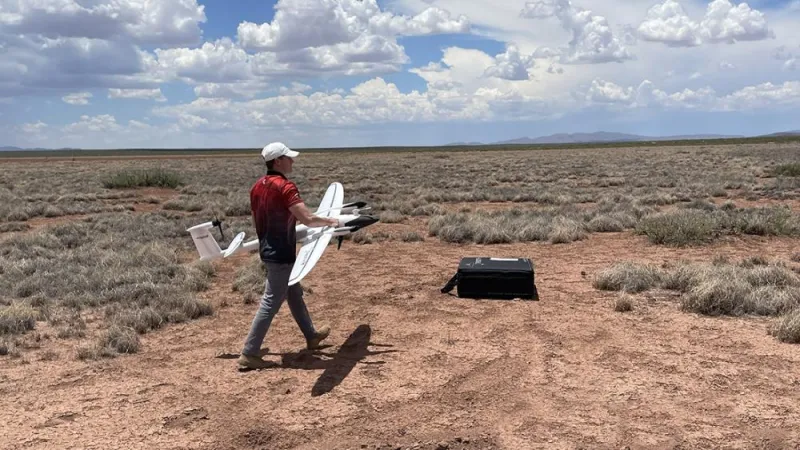 Drone cameras can measure pigments indicating surface health of drylands soils