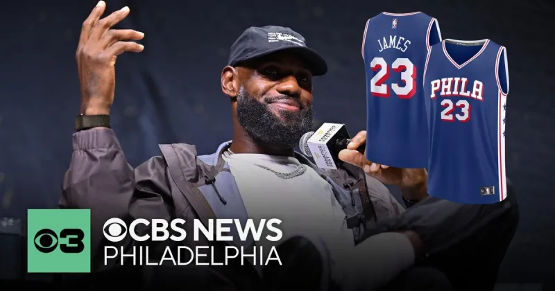 LeBron James' 76ers jersey breaks sales records
