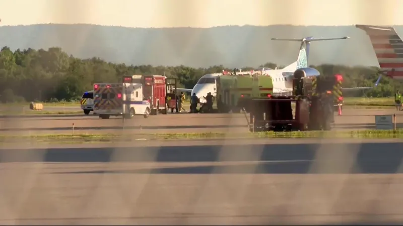 Plane grounded, evacuated in State College after battery overheats