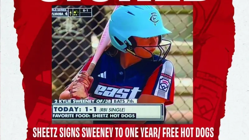 West Suburban's Kylie Sweeney gets Sheetz hot dogs for a year after World Series shoutout