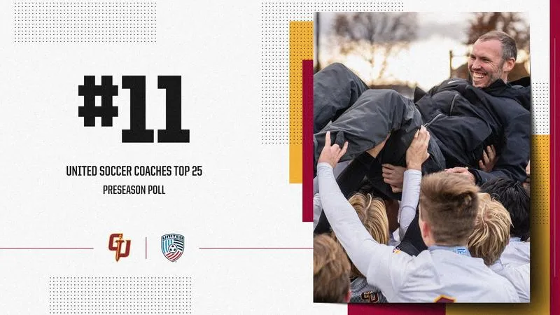 Men's Soccer Ranked No. 11 in United Soccer Coaches Preseason Poll