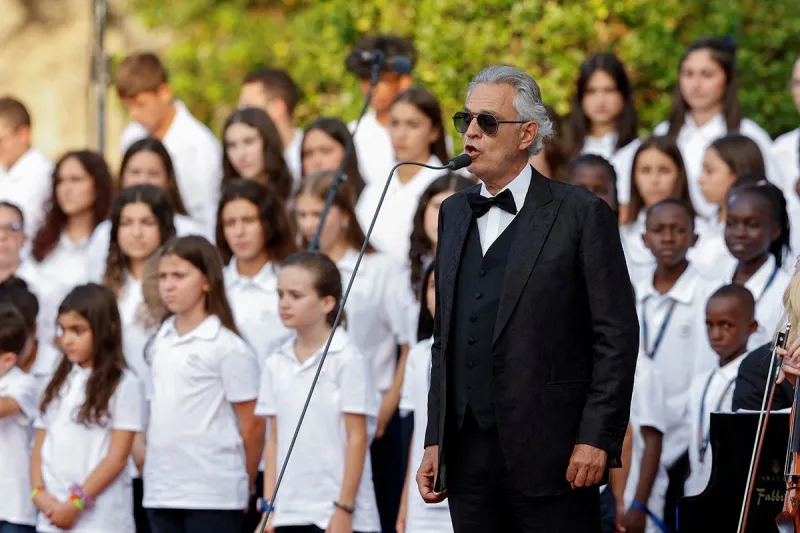 Pope Leo XIV at Andrea Bocelli concert: Music's beauty points us to God