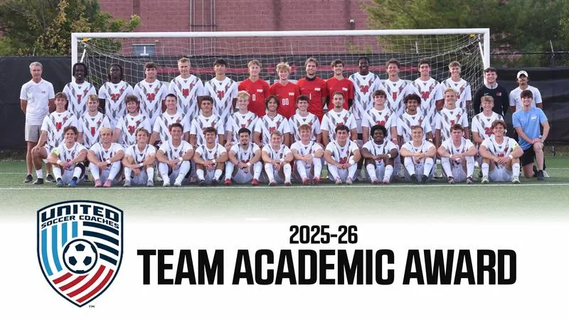 Men's Soccer: Men's Soccer Tabbed with Eighth-Straight Team Academic Award from United Soccer Coaches