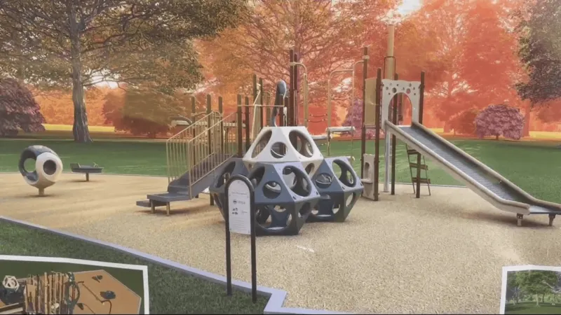 Playground designed by children to be constructed in Centre Co.