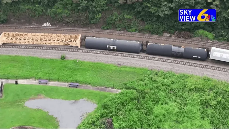 911: At least a dozen train cars derail at historic Horseshoe Curve