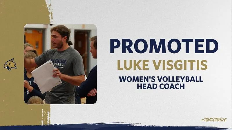 Luke Visgitis promoted to Women's Volleyball head coach
