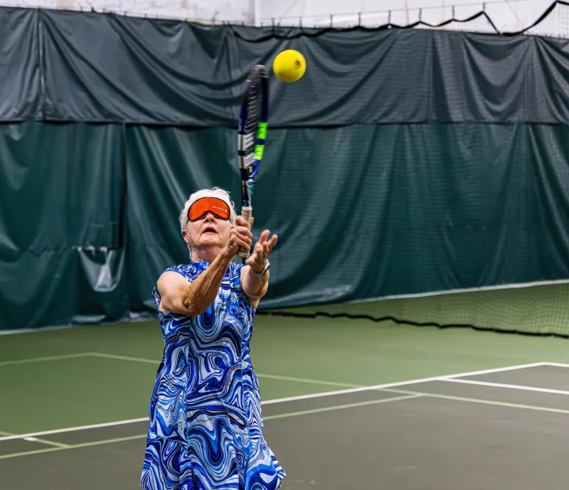 Blindness won't stop these championship tennis players in the Pittsburgh area