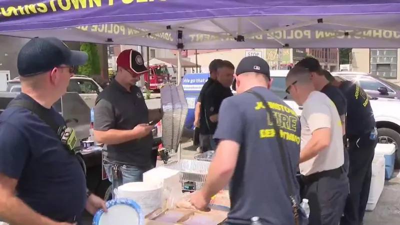 'Show them our thanks:' Cookout held to thank local police & first responders