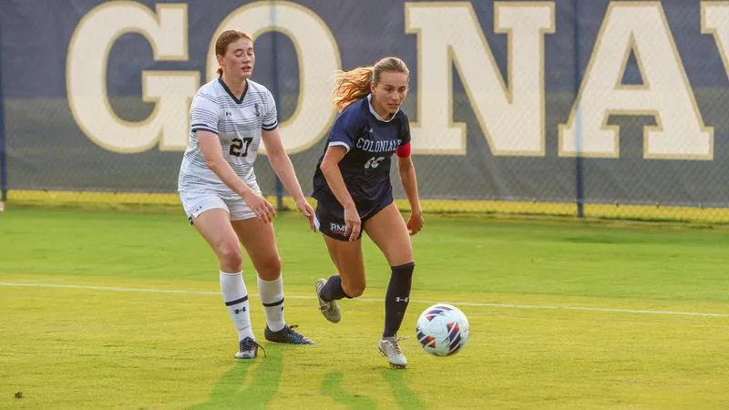 Colonials Fall to Navy in Season Opener
