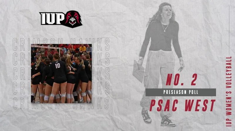 IUP Volleyball Picked Second in PSAC West Preseason Poll